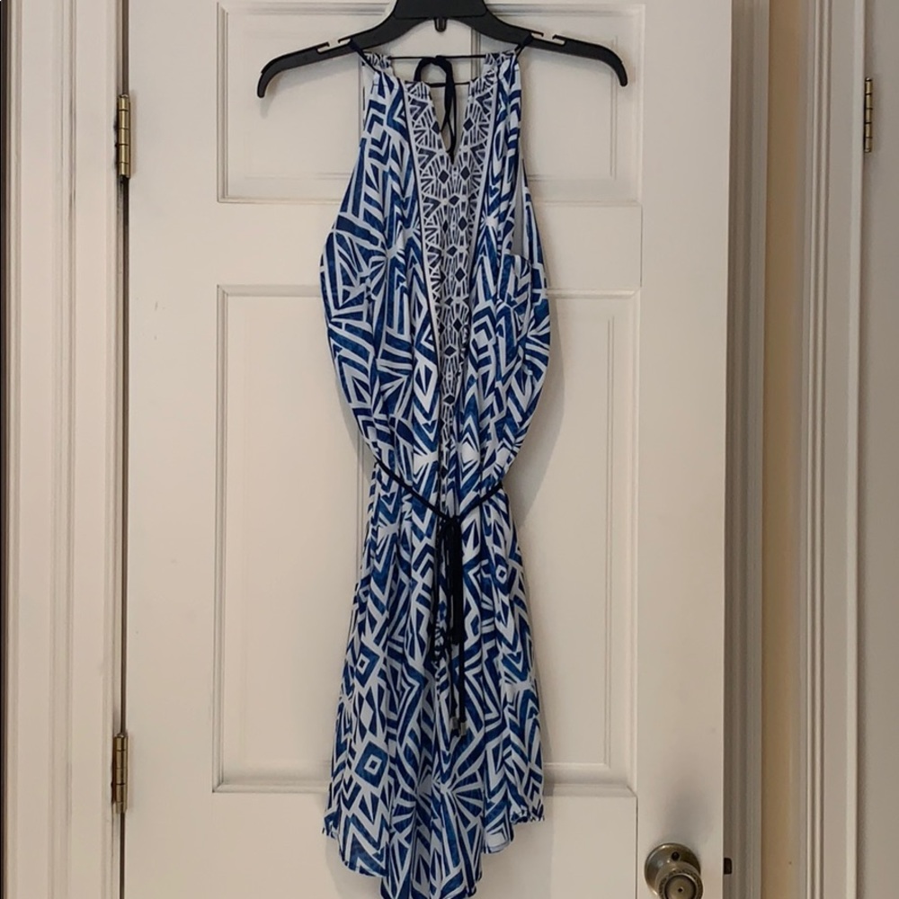 Blue patterned Mossimo dress